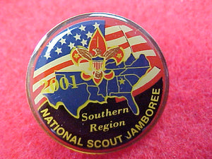 2001 pin, southern region