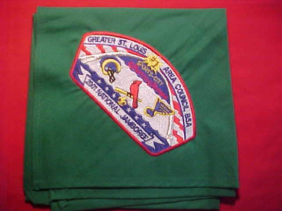 2001 NJ NECKERCHIEF, GREATER ST. LOUIS AREA COUNCIL, #1 SPORTS CITY, SPORTING NEWS