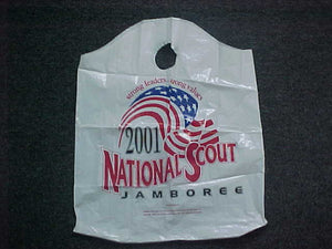 2001 NJ SHOPPING BAG, PLASTIC, 16 X 21"