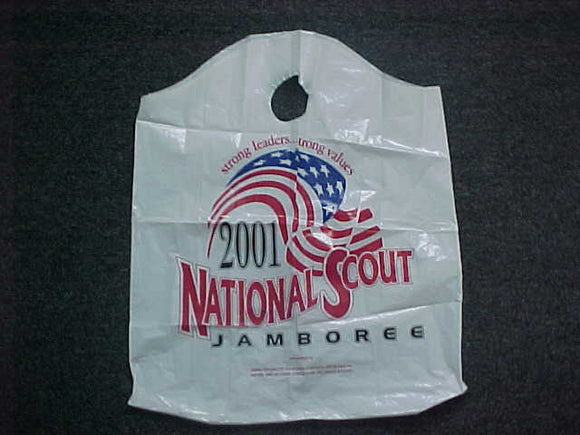 2001 NJ SHOPPING BAG, PLASTIC, 16 X 21