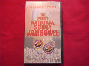 2001 NJ VCR PROMO TAPE, "A SCOUT'S ODYSSEY: THE 2001 NATIONAL SCOUT JAMBOREE, LENGTH 3.16 MINS.