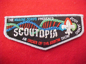 2001 pocket flap, marine corps, scoutopia, order of the arrow