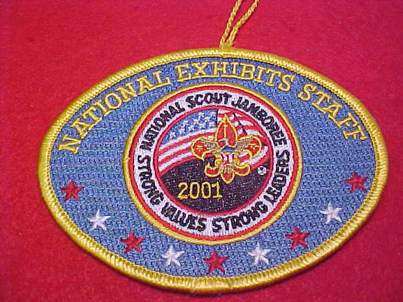 2001 NJ NATIONAL EXHIBITS STAFF PATCH