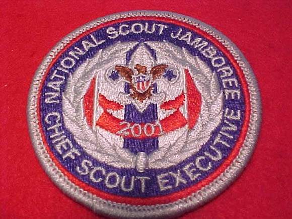 2001 NJ CHIEF SCOUT EXECUTIVE PATCH