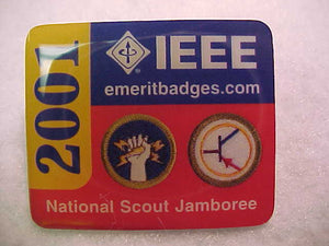 2001 NJ IEEE PIN, ELECTRICITY AND ELECTRONICS MERIT BADGE