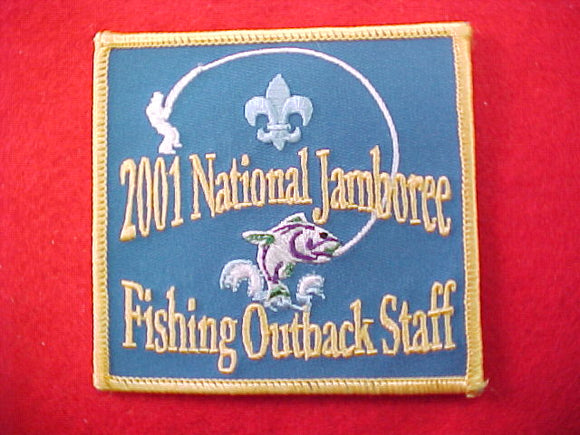 2001 patch, fishing outback, staff