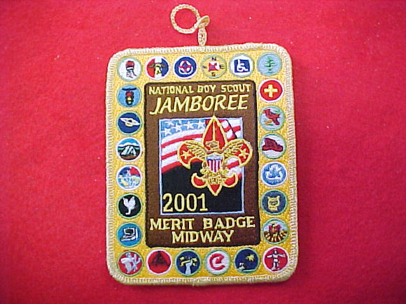 2001 patch, merit badge midway, staff