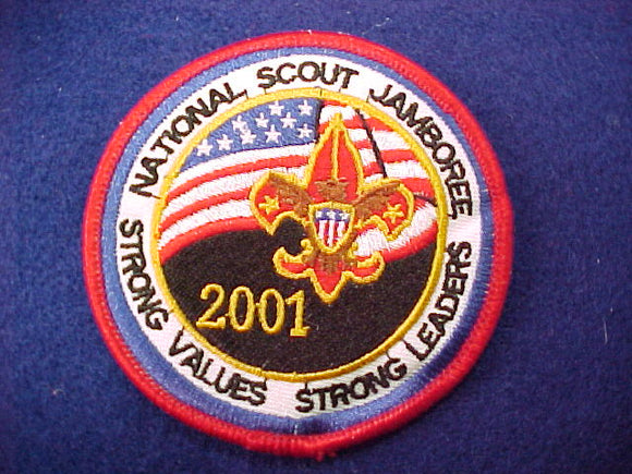 2001 pocket patch, youth participant, red border