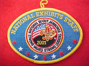 2001 patch, national exhibits, staff