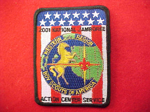 2001 patch, western region action center service, staff