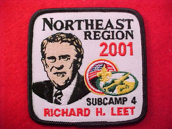 2001 patch, subcamp 4, richard h. leet