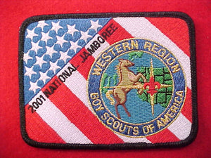 2001 pocket patch, western region
