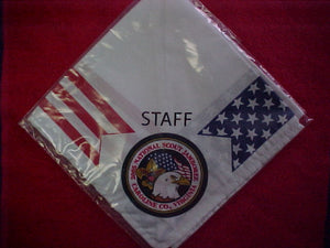 2005 NJ neckerchief, staff, mint in orig. bag, issued 1 per staff member