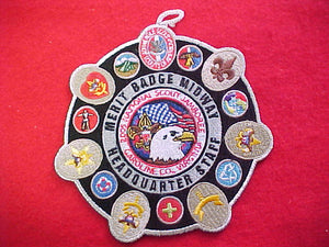 2005 NJ patch, merit badge midway headquarter staff, SILVER BORDER