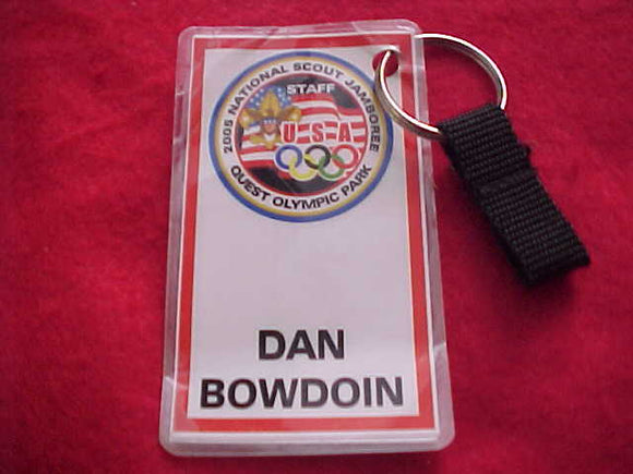 2005 NJ ID BADGE, QUEST OLYMPIC PARK STAFF