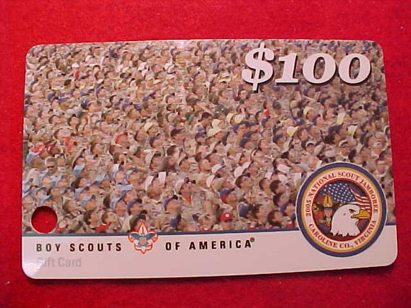 2005 NJ GIFT CARD ($100), NO VALUE LEFT ON CARD