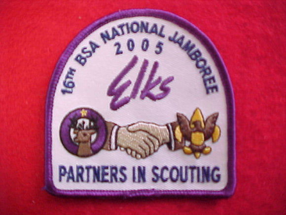 2005 NJ patch, elks, staff