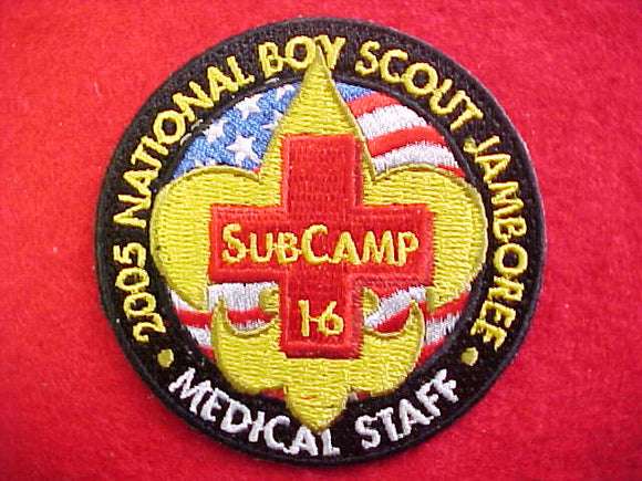 2005 NJ patch, subcamp 16, medical staff
