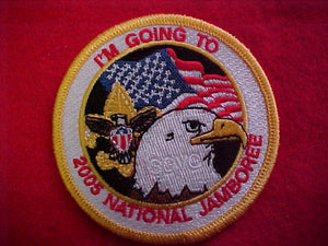 2005 NJ patch, san gabriel valley council contigent, "I'm going to…"