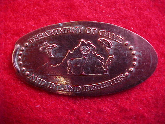 2005 NJ token, elongated penny, one-sided, jamboree logo