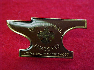 2005 NJ pin, metal work merit badge