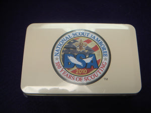 2010 NJ Tin With 10 Postcards of Jambo Inside
