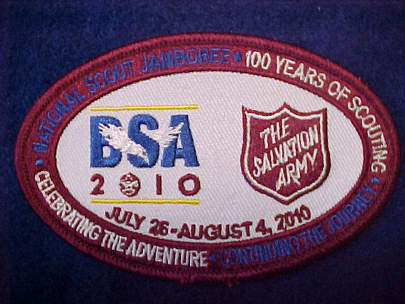 2010 nj, salvation army patch