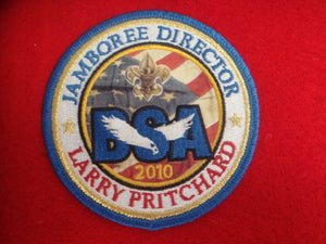 2010 NJ Jamboree Director Larry Pritchard Patch