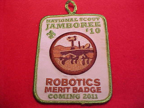 2010 NJ PATCH, ROBOTICS MERIT BADGE