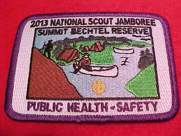 2013 NJ PATCH, PUBLIC HEALTH-SAFETY STAFF, SUMMIT BECHTEL RESERVE