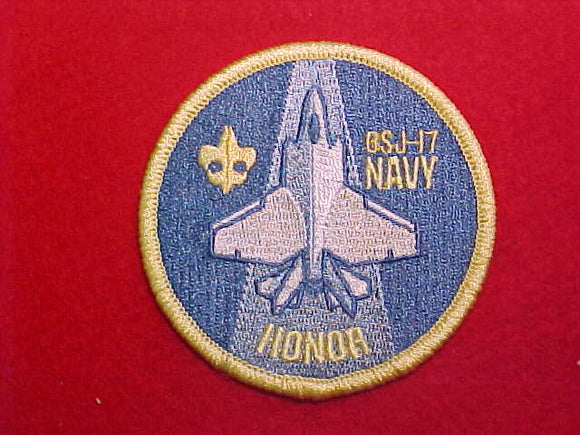 2017 NJ PATCH, NAVY HONOR