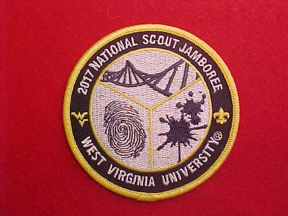 2017 NJ PATCH, WEST VIRGINIA UNIVERSITY STAFF, VARIETY #2