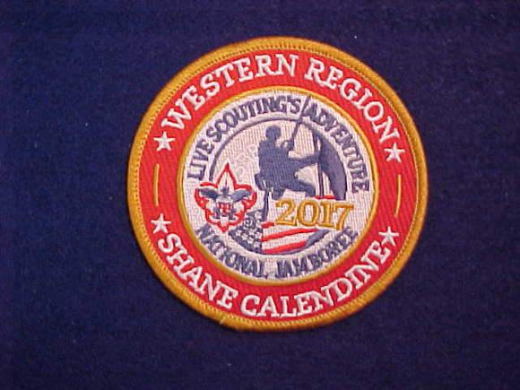 2017 NJ PATCH, WESTERN REGION, SHANE CALENDINE