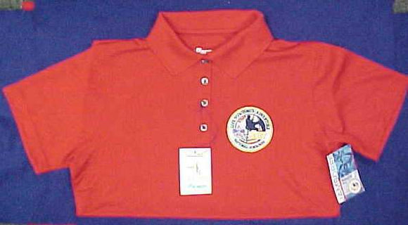 2017 NJ STAFF LADIES' POLO SHIRT, SIZE SMALL, MINT WITH ORIGINAL HANG TAG