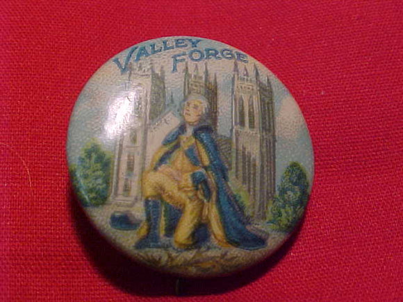 1950 NJ BUTTON, VALLEY FORGE, PIN BACK