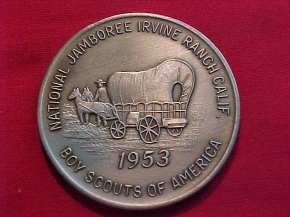 1953 NJ TOKEN, REPRODUCTION FROM IRVINE RANCH, CALIF.