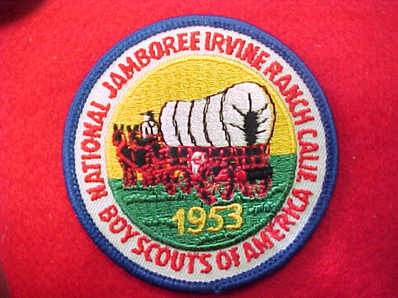 53 NJ pocket patch, reproduction by bsa in 1973, plastic back