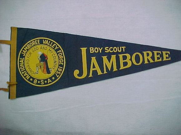 57 NJ felt pennant, 11x29