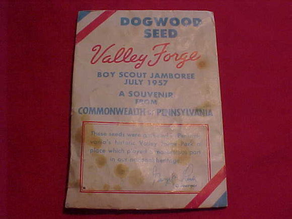 1957 NJ PACK OF DOGWOOD SEEDS