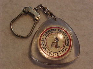 1957 NJ KEYCHAIN, PLASTIC