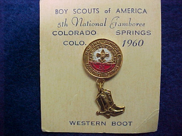 60 NJ lapel pin with boot
