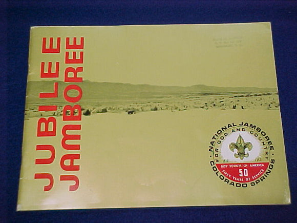 60 NJ souvenir picture book, scout's name on cover, back cover has crease