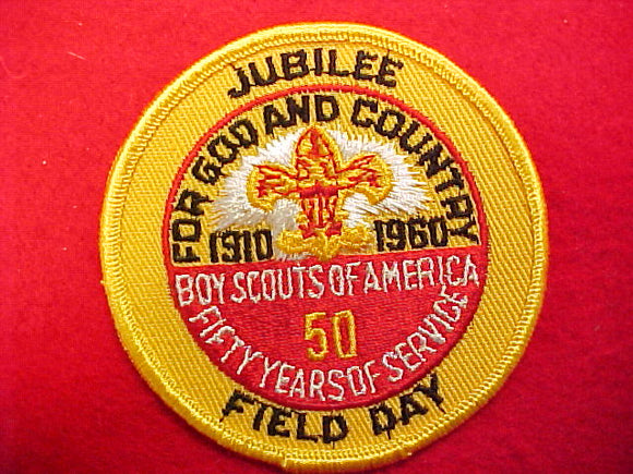 60 NJ pocket patch, jubilee field day, regular r/e
