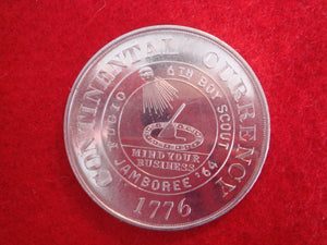 64 NJ token, aluminum, 39 mm diameter, continental currency