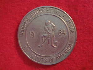 64 NJ token, pewter color, reproduction made by the BSA in the 1980's