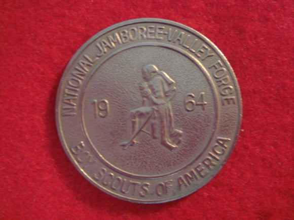 64 NJ token, pewter color, reproduction made by the BSA in the 1980's