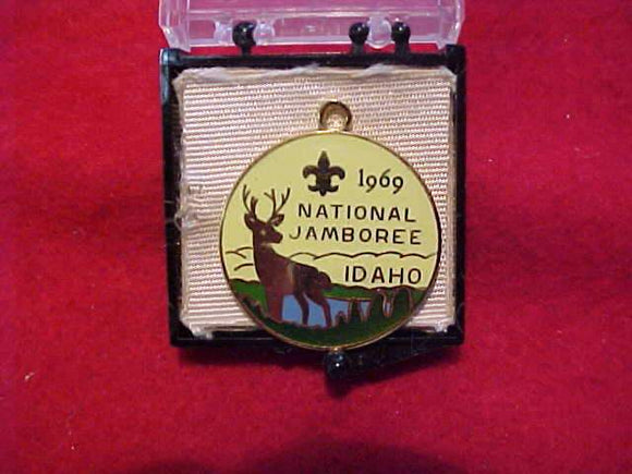 1969 NJ CHARM, GOLD FILLED, MINT IN ORIGINAL BOX