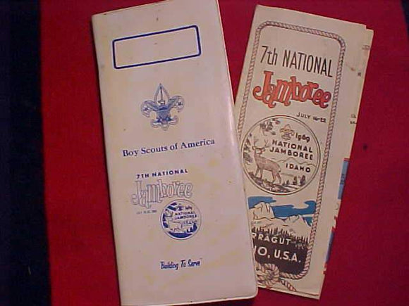 1969 NJ NOTEPAD, MAP & PEPSI PEN, ISSUED TO SCOUT REPORTERS