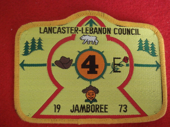 73 NJ Lancaster-Lebanon Council contingent patch