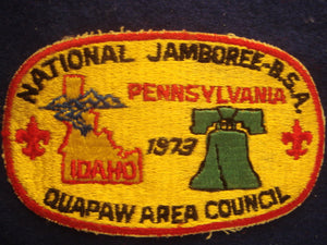 73 NJ Quapaw Area Council contingent pocket patch